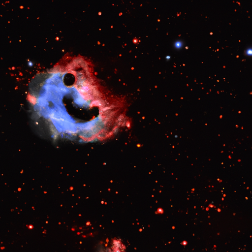 universe smiling nebula